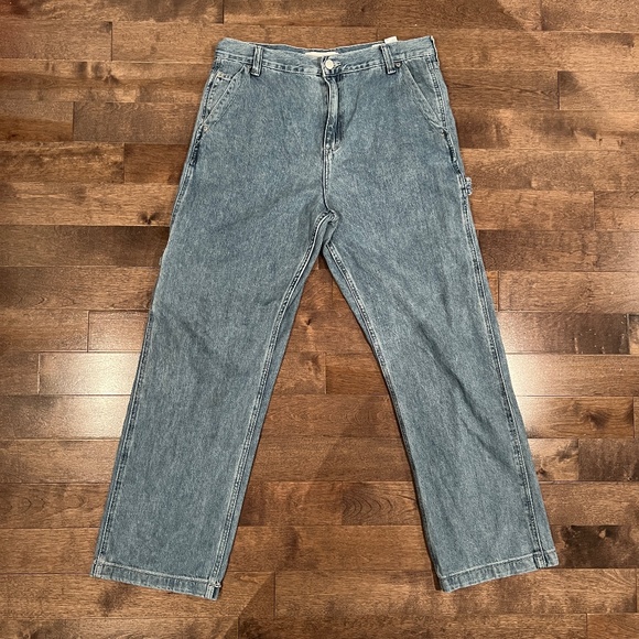 PacSun Baggy Carpenter Jeans - Blue Denim (34x32) - Picture 2 of 8